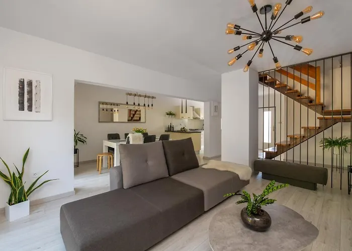 Sea View Modern Spacious Lounge House Feriehus Premantura